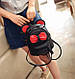 Маленький дитячий рюкзак сумочка Мікі Маус із вушками. Мінірюкзачок сумка для дитини 2 в 1, фото 4