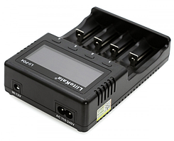 ЗЭУ Liitokala PD4 с дисплеем универсальная, 14500/16340/18650/26650, USB