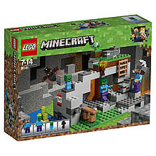 Конструктор LEGO Minecraft 21141 Печера зомбі