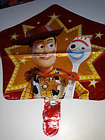 Повітряна куля фольгований, у формі зірки з малюнком герої мультфільму "Історії іграшок"