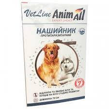 AnimAll Vet Line нашийник протипаразитарний для собак, 70 см