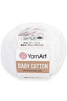 Yarnart Baby Cotton(беби коттон) - 400 белый