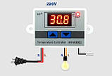 Терморегулятор XH-W3001 цифровий контролер температури (220V-1500W), фото 2