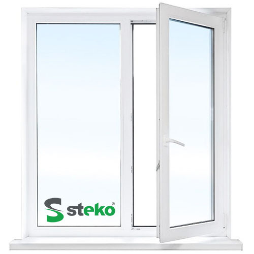 Вікно металопластикове Steko S700 1300х1400