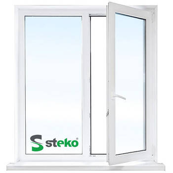 Вікно металопластикове Steko S700 1300х1400