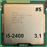 Процесор ЛОТ #5 Intel Core i5-2400 D2 SR00Q 3.1 GHz 6M Cache Socket 1155 Б/В