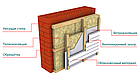 Новотерм НТ Вент Фасад 80 Novoterm Утеплювач мінеральна базальтова вата (мінвата) для вентильованих фасадів 100мм, фото 3