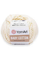 Yarnart Baby Cotton(беби коттон) - 402 молочно бежевый