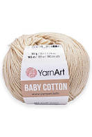 Yarnart Baby Cotton(беби коттон) - 404 золотистый беж