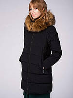 Жіноча куртка пальто Volcano, чорна, останній розмір L