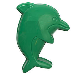 Формочка - дельфін, 16,5x13x3 см, зелений, пластик (JH2-018-3)