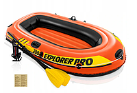 Надувная лодка Intex Explorer 200 двухместная