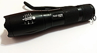 Фонарик тактический подствольный с зарядным устройством и аккумулятором POLICE BL-Q8831-T6 130х30 мм Black