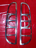 Накладки на задні ліхтарі FIAT DOBLO 06-10 р. в.