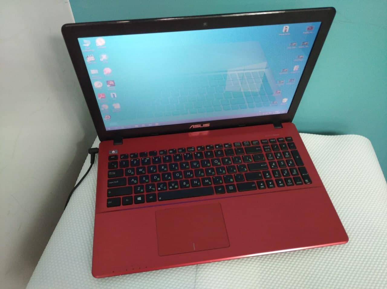 БУ Ноутбук Asus X550C червоний