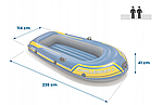 Intex надувний човен Challenger 2 двомісна, фото 3