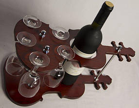 Міні бар "Скрипка" на 5 склянок (BF10014)
