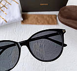 Жіночі сонцезахисні окуляри TF (5576) black LUX, фото 4