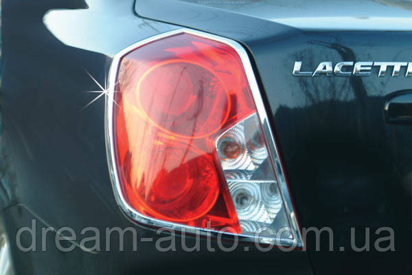 Хром накладки на стопи CHEVROLET LACETTI седан
