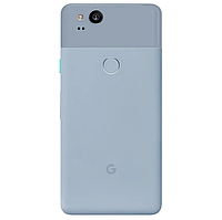 Задняя крышка Google Pixel 2 синяя Kinda Blue оригинал + стекло камеры