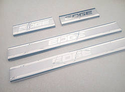Накладки на пороги Ford Edge