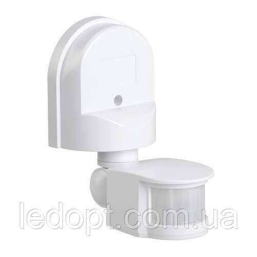 Інфрачервоний датчик руху IRM-01W max 1200Вт 180° настінний білий