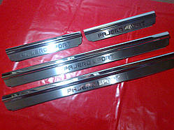 Накладки на пороги MITSUBISHI PAJERO SPORT 1996-2008