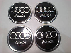 Наклейка на ковпак диска AUDI 60 мм