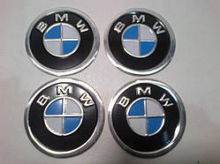 Наклейка на ковпак диска BMW 60 мм