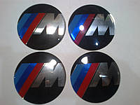 Наклейка выпуклая на колпачок диска BMW M-style 65 мм