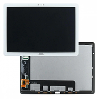 Дисплей модуль тачскрин Huawei MediaPad T5 10 AGS2-W09/AGS2-W19 версия Wi-Fi белый без отверстия под кнопку