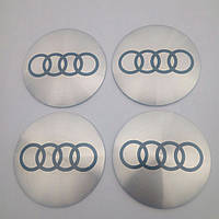 Наклейка опукла на ковпачок диска Audi 56 мм