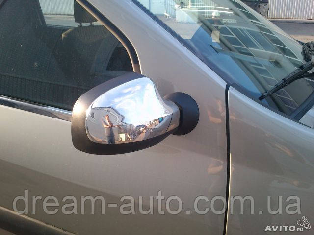 Накладки на дзеркала нерж Renault - Dacia Logan 2008-2013