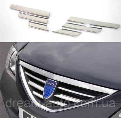 Накладки на решітку Dacia Logan