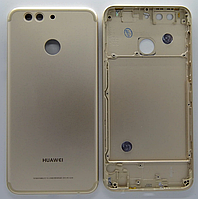 Задняя крышка Huawei Nova 2 Plus золотистая Streamer Gold оригинал + стекло камеры