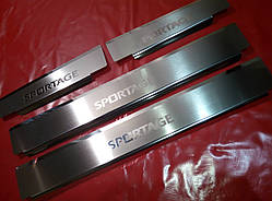 Накладки на пороги преміум KIA SPORTAGE 2010+