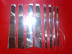 Хромовані накладки на стійки дверей Suzuki Grand Vitara