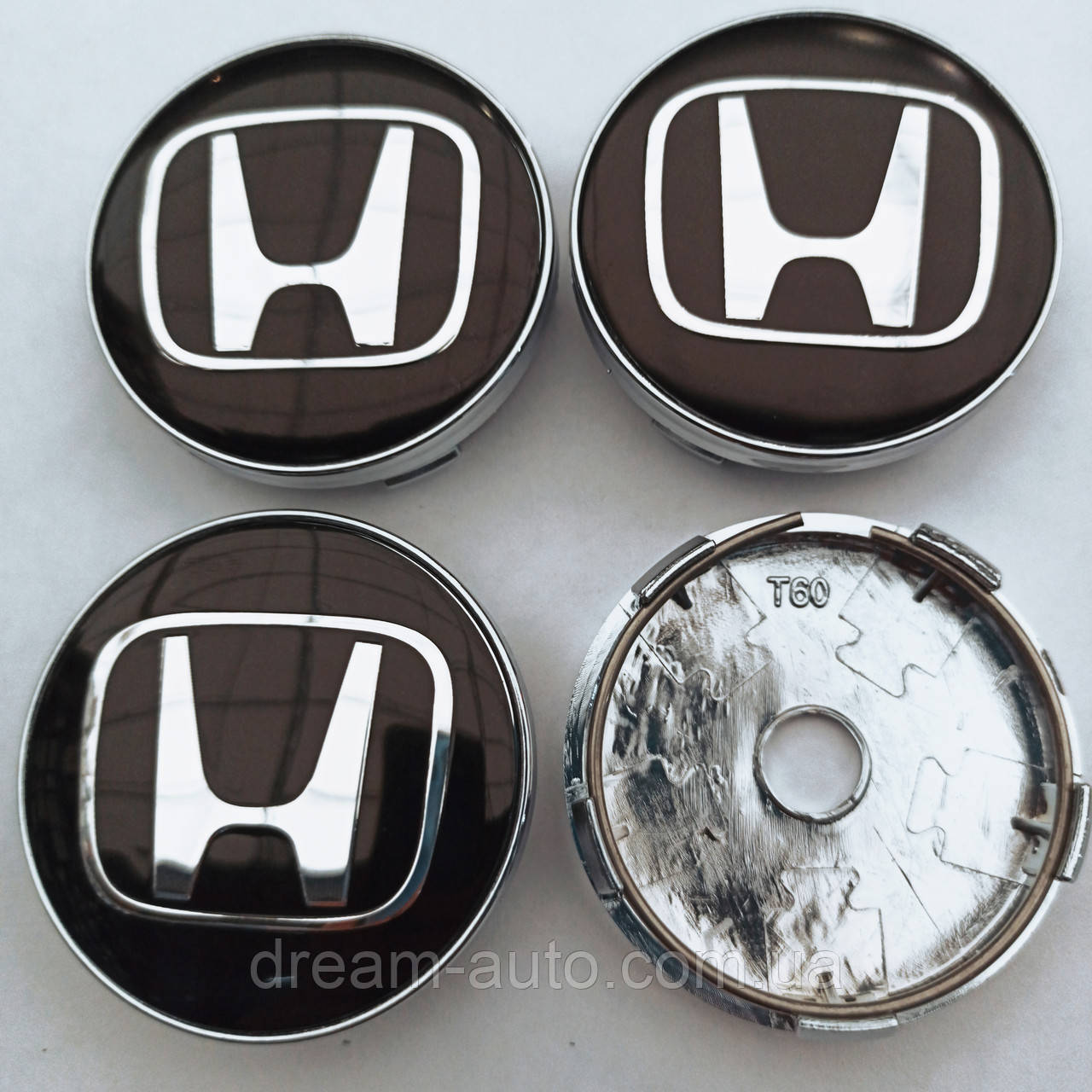 Ковпачки в диски Honda 56-60 мм чорні