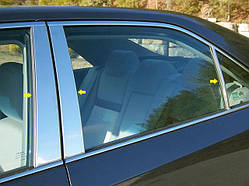 Хромовані накладки на стійки дверей Toyota Camry 40 2006-2011