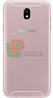 Задняя крышка Samsung J730 Galaxy J7 2017 розовая Rose Gold оригинал