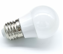 Світлодіодна лампа 4 Вт G45 кулька E27 4000K LM795