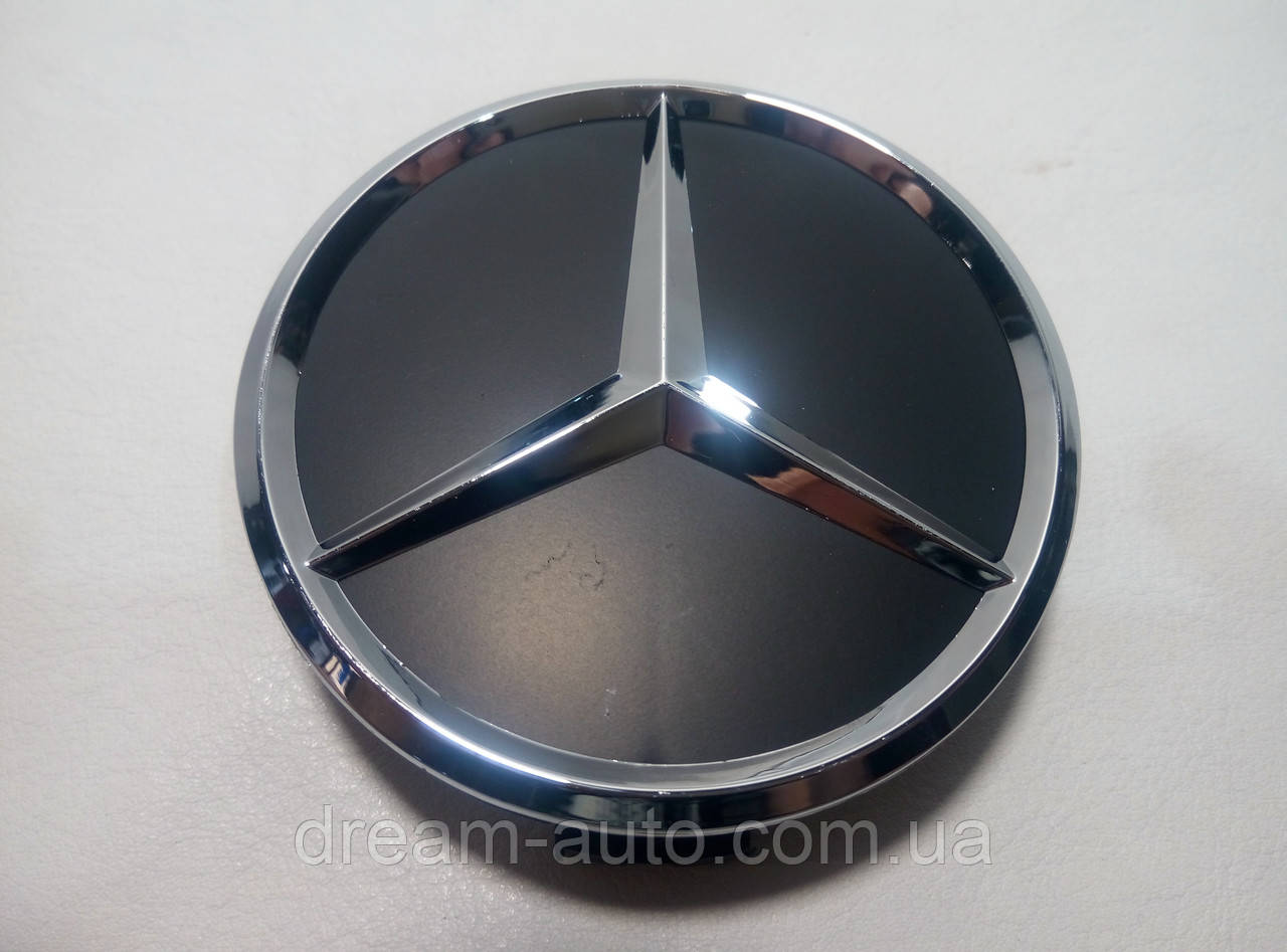 Колпачок в диск Mercedes черный 70-75 мм