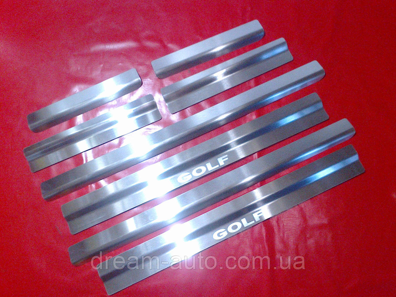 Накладки на пороги Volkswagen Golf 5, фото 1