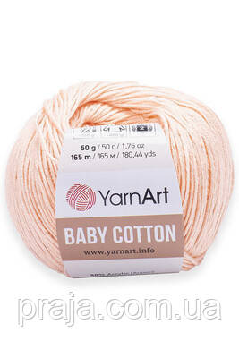 Yarnart Baby Cotton(бебі коттон) - 411 персиковий