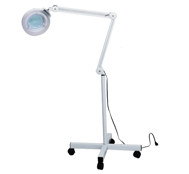 Косметична лампа-лупа 8dpi 120 LED Professional на коліщатках