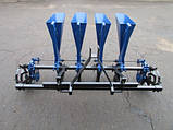 Часникова саджалка ТМ Агромир (4-ряд., ложки Ø34,5 мм, регулювання кроку посадки, для мінітрактора), фото 2