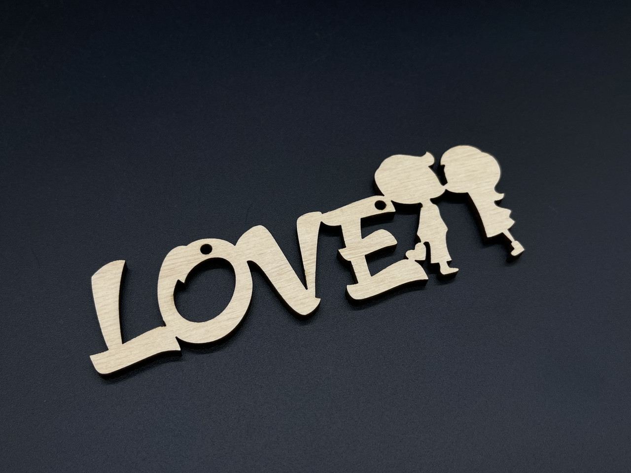 Дерев'яні заготовки з фанери. LOVE. 14х5см, фото 1
