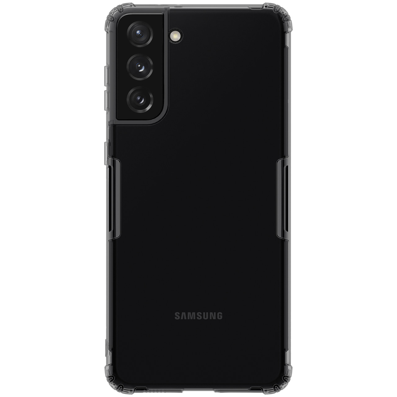 Прозорий TPU чохол Nillkin для Samsung Galaxy S21+ (Nature TPU Case) Dark Grey Захисний чохол