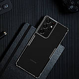Прозорий TPU чохол Nillkin для Samsung Galaxy S21 Ultra (Nature TPU Case) Dark Grey Захисний чохол, фото 6