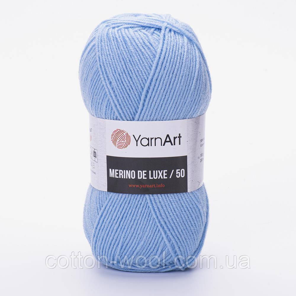 Yarnart Merino de Luxe 215 напіввовна